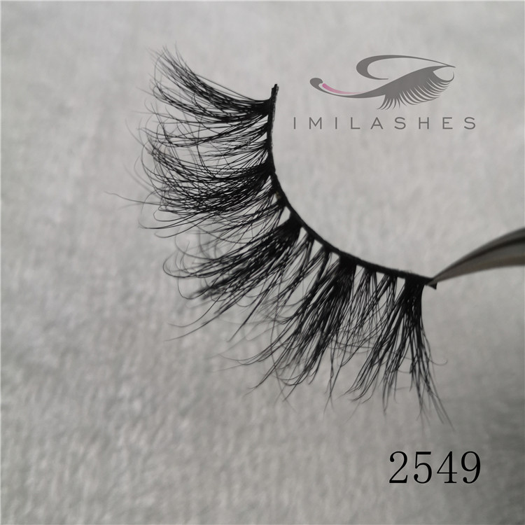 Wholesale cruelty free mink lashes factory long false lashes supplier A-49